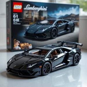 lego lamborghini aventador svj noir